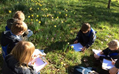 Robin Class Trip to the Botanical Gardens
