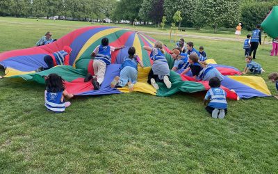 Eagles and Owls Parachute Games